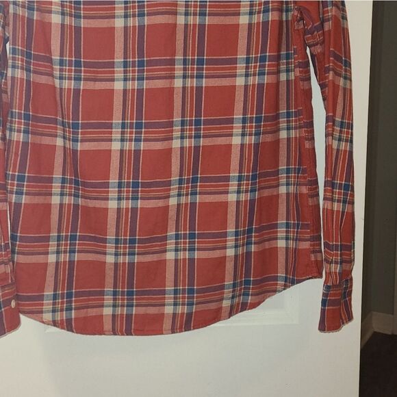 American Eagle Men's Button Down Plaid Shirt - Picture 8 of 9